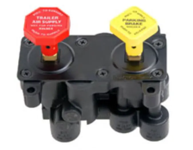 Manifold Dash Valve - Vertical Mounting, Air Supply And Parking Brake | Kn20607 Haldex 1