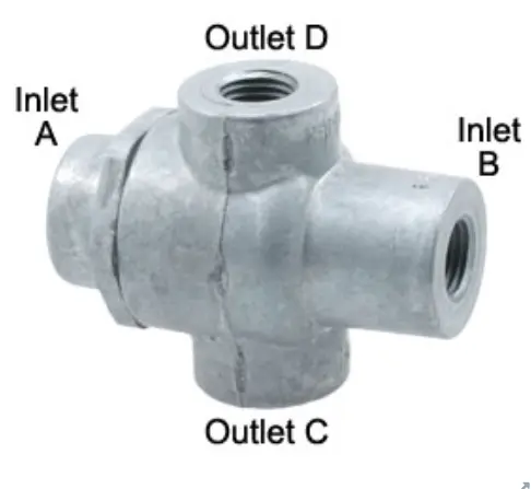 Shuttle Type Two-Way Check Valve | Kn25120 Haldex 1