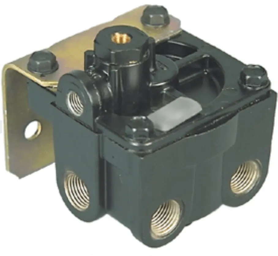 Air Brake Relay Valve - New, Anti-Compounding, With Bracket | Kn28071 Haldex 1