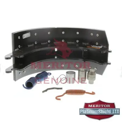 Service Brake Shoe And Lining Kit For 16.5" & 7" Q Brakes | Meritor Ksma3124515q 1