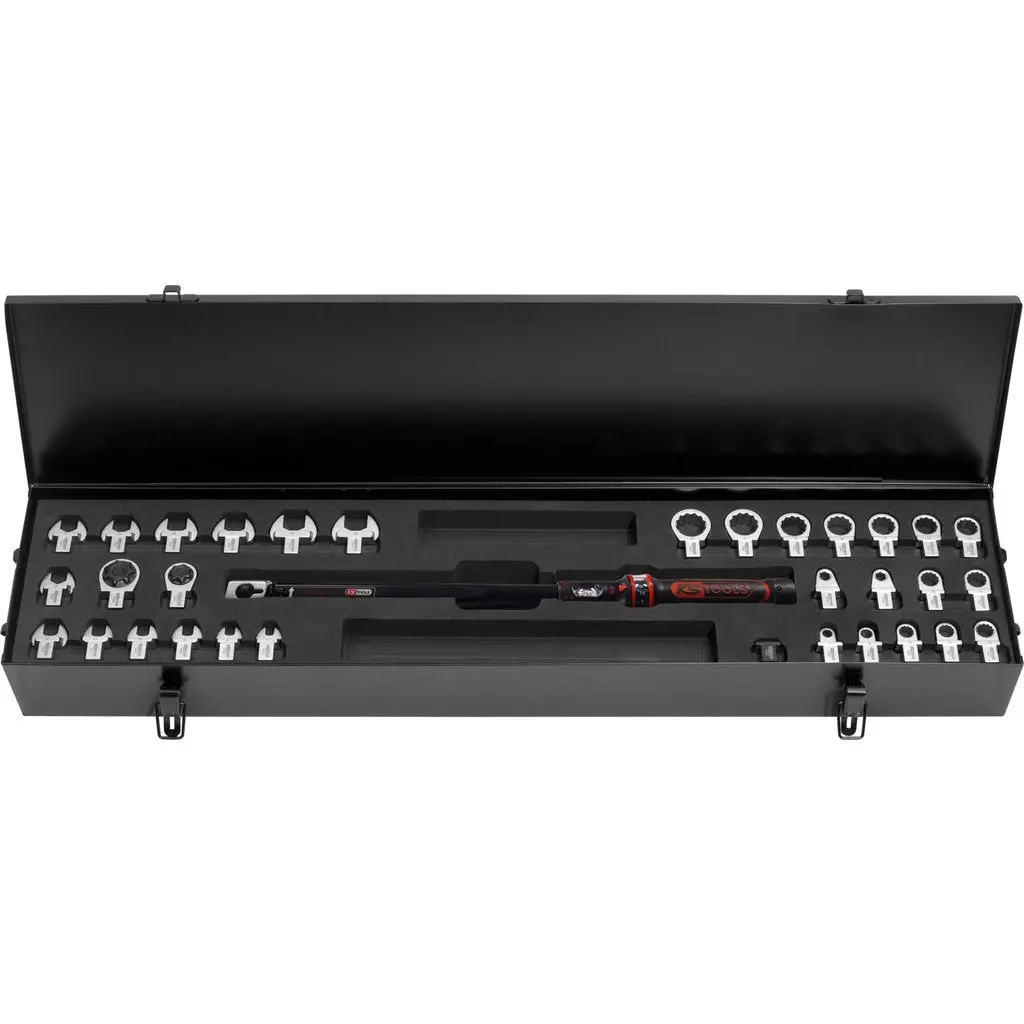 Ergotorque®Precision Torque Wrench Toolkit With Interchangeable Ratchet Head, 9X12mm, 40-200Nm, 33Pcs 1