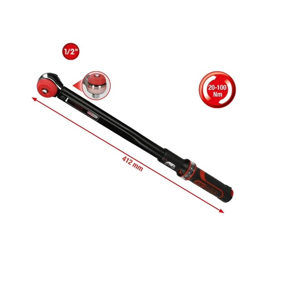 Ergotorque Precision Torque Wrench With Rotary Mushroom Ratchet Head 4
