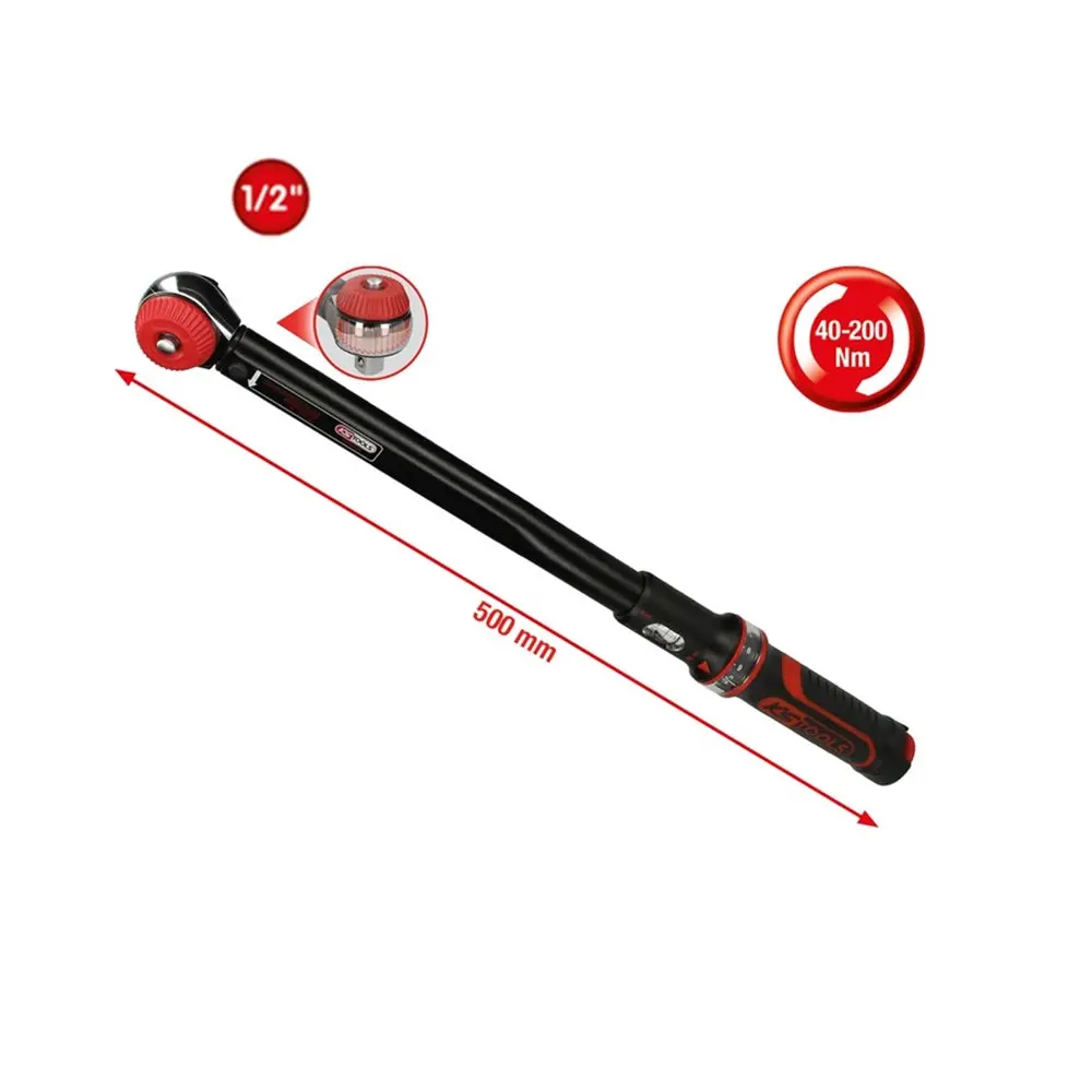 Ergotorque Precision Torque Wrench With Rotary Mushroom Ratchet Head 5