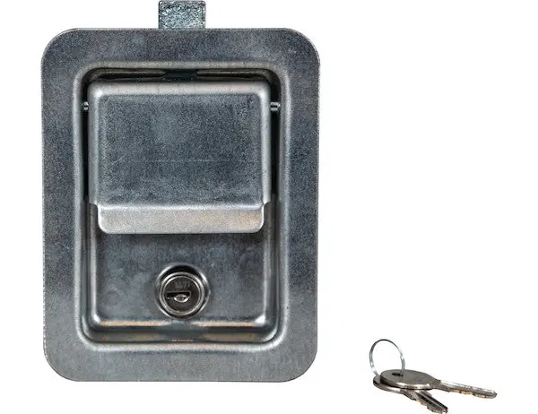 Standard Size Rust Resistant Flush Mount Rectangular Paddle Latch | Buyers Products L3980 1