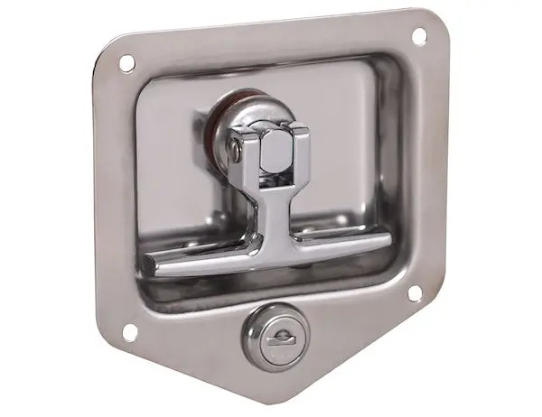 Standard Size 2 Point T-Handle Latch With Mounting Holes | Buyers Products L8825 1