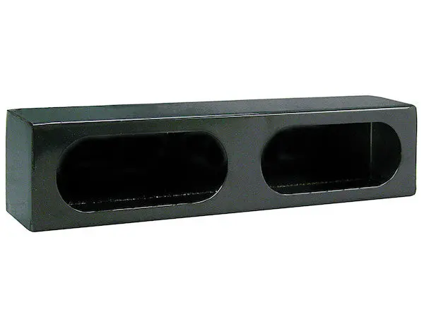 Dual Oval Light Box Black Powder Coated Steel | Lb3163 Buyers Products 1