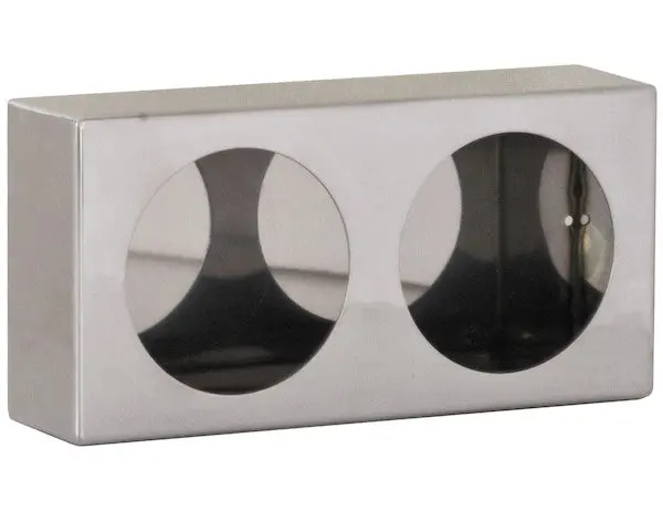 Dual Round Light Box Stainless Steel | Lb6123sst Buyers Products 1