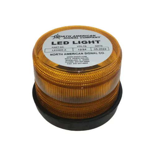 360-Degree Amber Led Warning Light | North American Signal Led500a 1