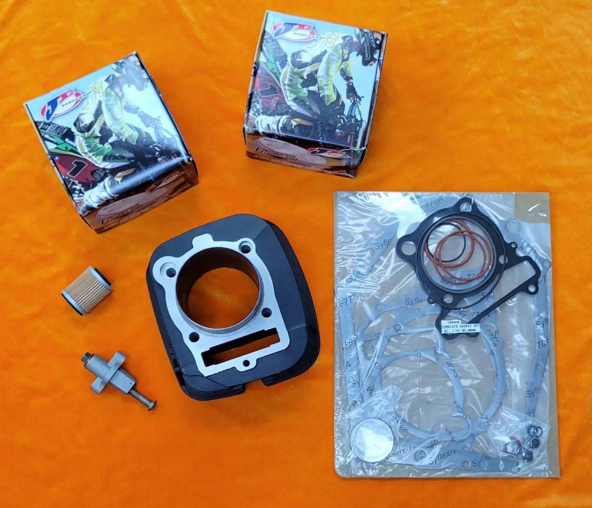 Build A Block - Build Your Own Big Bore Block Setup For 1987-2004 Yamaha Warrior 350 / 2005-2013 Raptor 350 Je Piston Kit 85Mm 366Cc 1