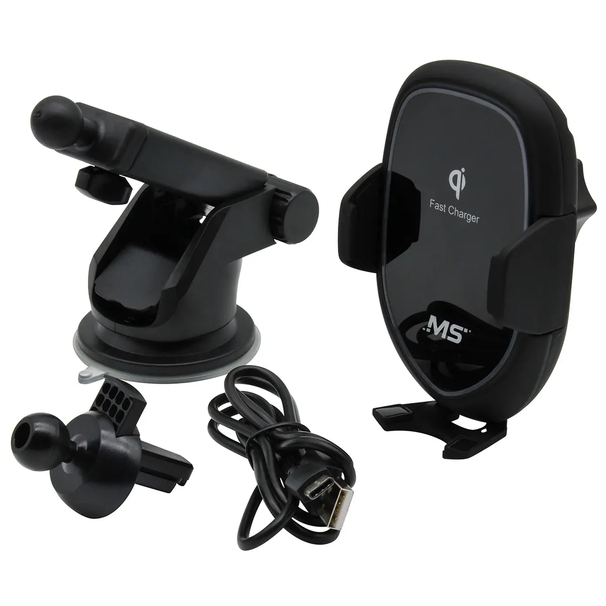 Qi Universal Mobile Wireless Charging Mount | Mobile Spec Mbs04110 1