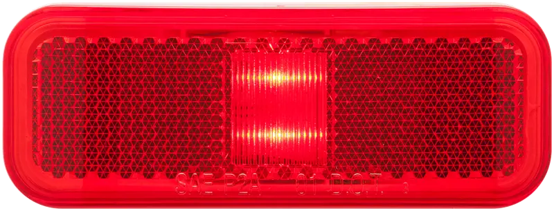 2-Led Red Marker/Clearance Light With Reflex, 2-Wire | Mcl40rb Optronics 1