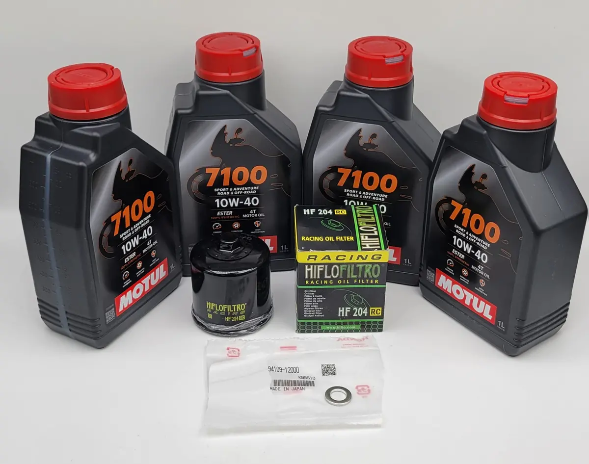 2019-2025 Honda Cbr650r Oil Change Kit 10W40 1