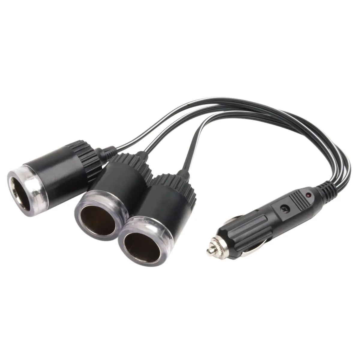 12V 3-Way Blue Glow Power Adapter | Mobile Spec Ms211bl 1