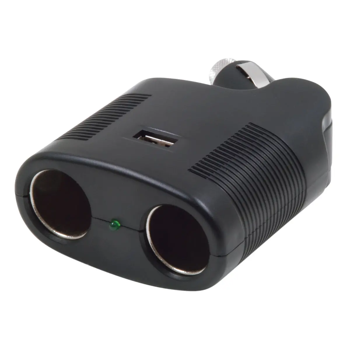 12V 2Way Swivel Plug Adapter With Usb Port | Mobilespec Ms2usb 1