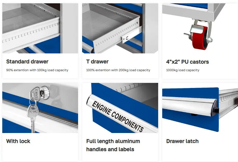 Mobile Cnc Tool Cabinet (H1000) 2