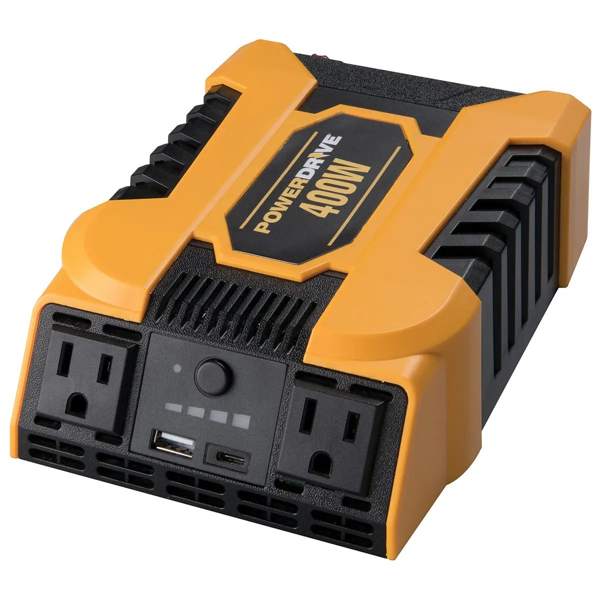400 Watt Power Inverter With 2 Ac, Usb 2.4A And Usbc 3.0A Ports | Powerdrive Pdi400 1