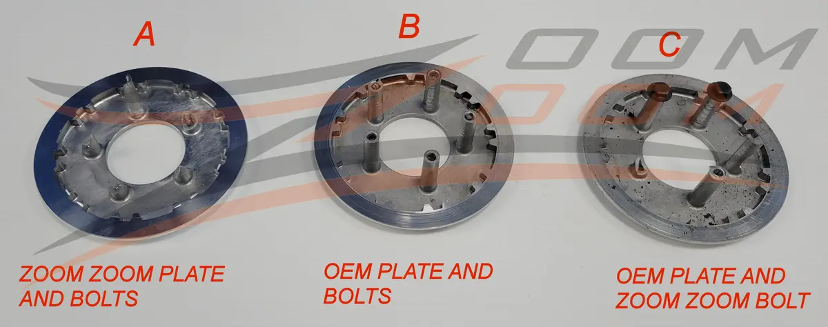 Upgraded Pressure Plate And Bolts For 1987-2004 Yamaha Warrior 350 Yfm 2