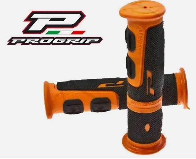 Progrip 964 Evo Black/Orange Handle Bar Grips Atv Jetski 7/8 1