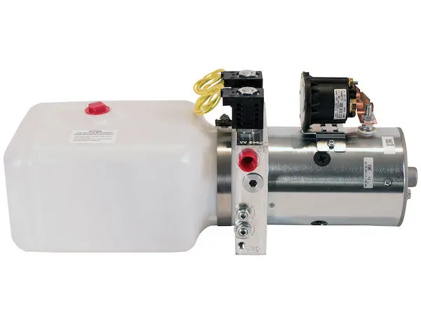 4-Way Dc Power Unit-Electric Controls Horizontal 0.75 Gallon Poly Reservoir | Pu642 Buyers Products 1