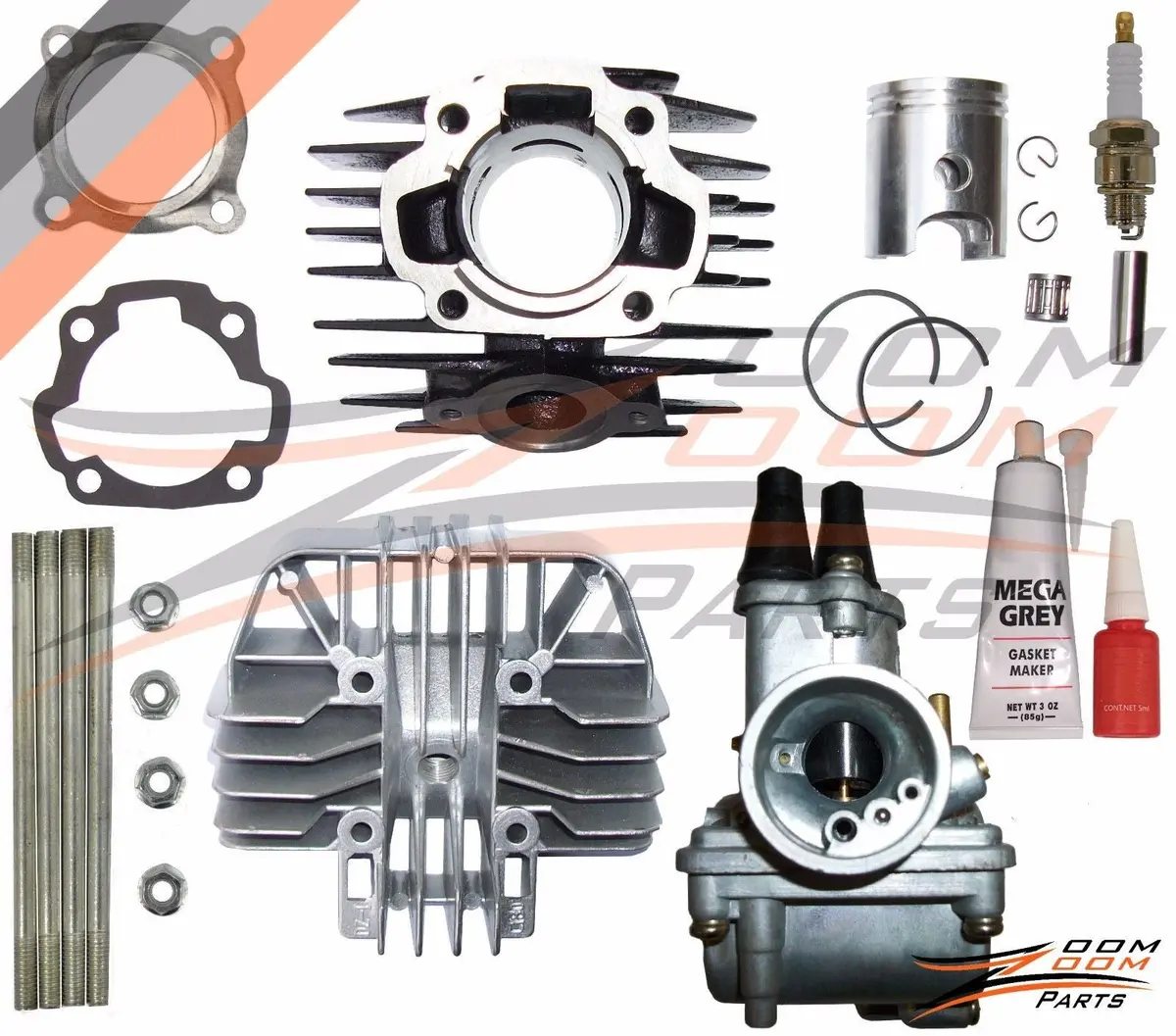 Yamaha Pw 80 Pw80 Carburetor Cylinder Gasket Piston Rings Kit Set 1983-2006 Free Fedex 2 Day 1