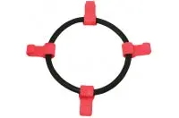 Rubber Quik Grip Link Chain Tensioner With 4 Hooks | Qg20030 Peerless - Security Chain 1