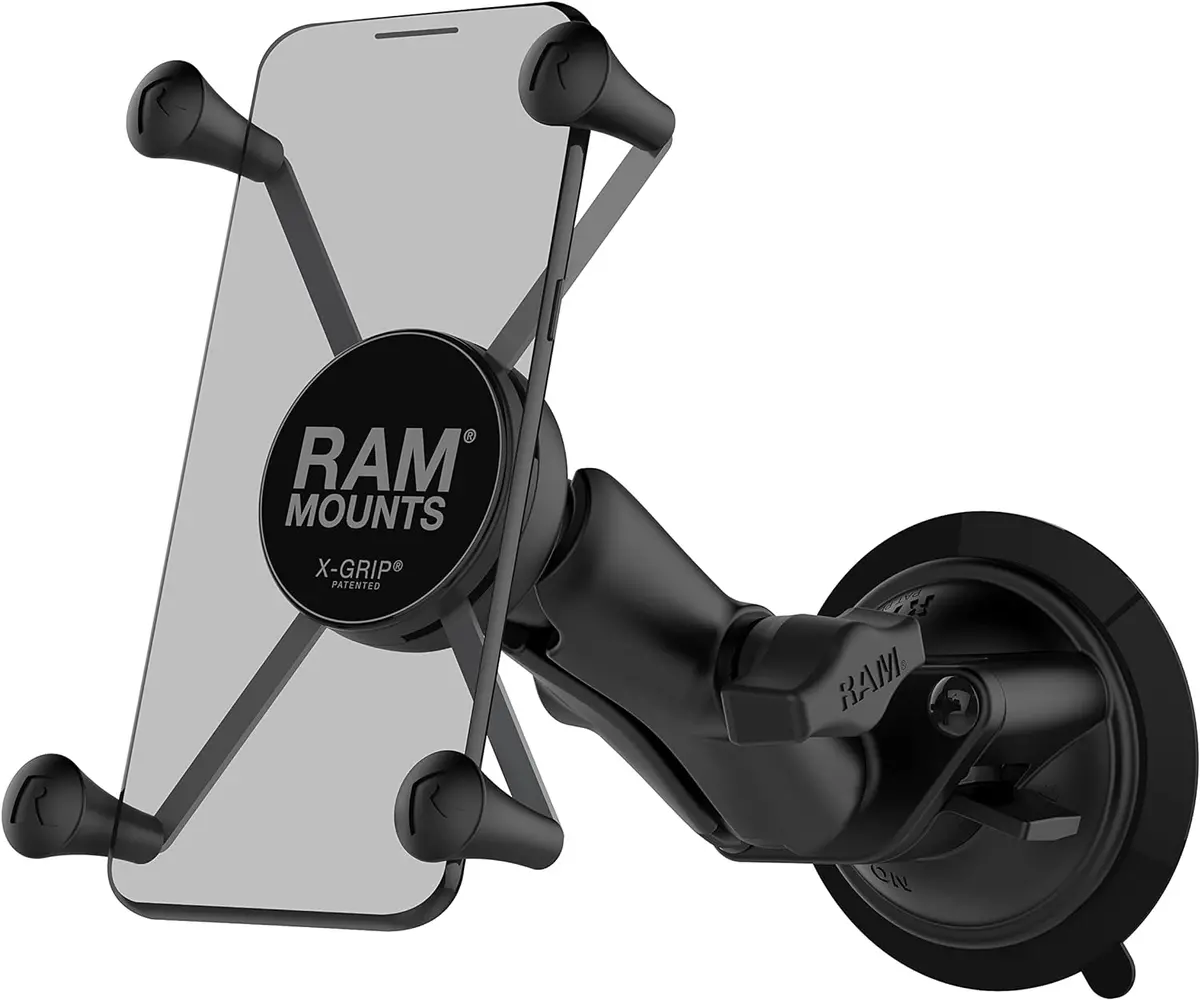 Ram® X-Grip® Large Phone Mount With Twist Lock Suction Cup Mount | Ram-B-166-Un10u Ram Mounts 1