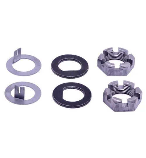 Redline Spindle Nuts W/Tang Washers & D-Washers | Rg05-060 Redneck Trailer 1