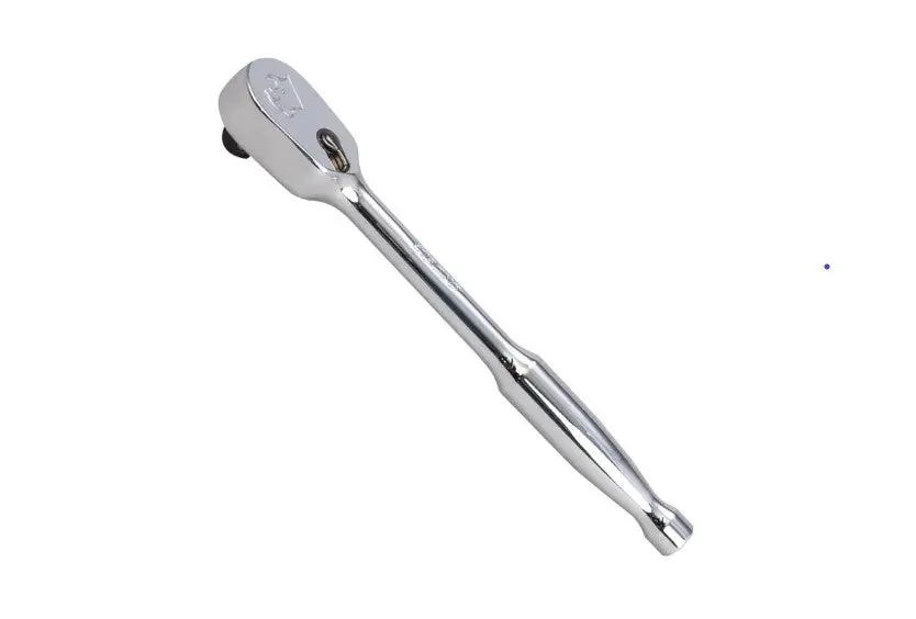 3/8" Dr. 90T Full Polished Reversible Ratchet Wrench W/ Mirror Finish 1