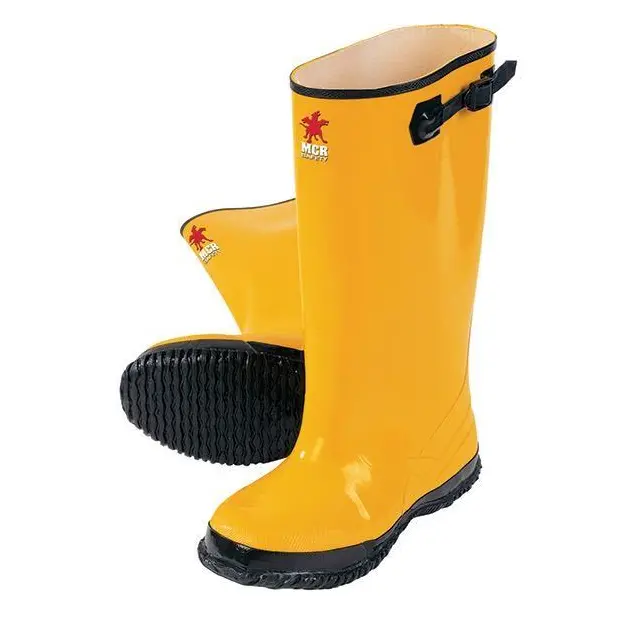 River City Yellow Rubber Slush Boots 1