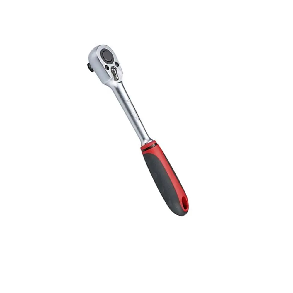 1/2" Dr. 72T Reversible & Quick Release Ratchet With Soft Grip Handle 1