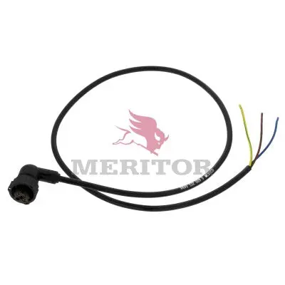 90 Degree Tractor 3 Pole Bayonet Connector Cable With Blunt Cut End Modulator Valve Cable, 2.95 Ft. | Wabco S4495320090 1