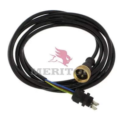 Straight 3 Pole Brass Nut M24 Connector Cable, 9.84 Ft Long | Wabco S8946010102 1