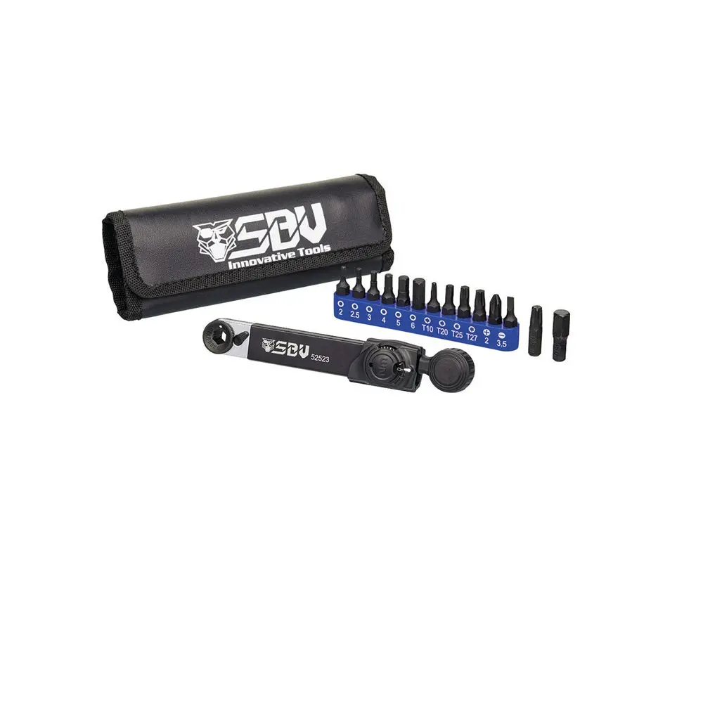 1/4" Bits Torque Ratchet Set, 15 Pcs 1