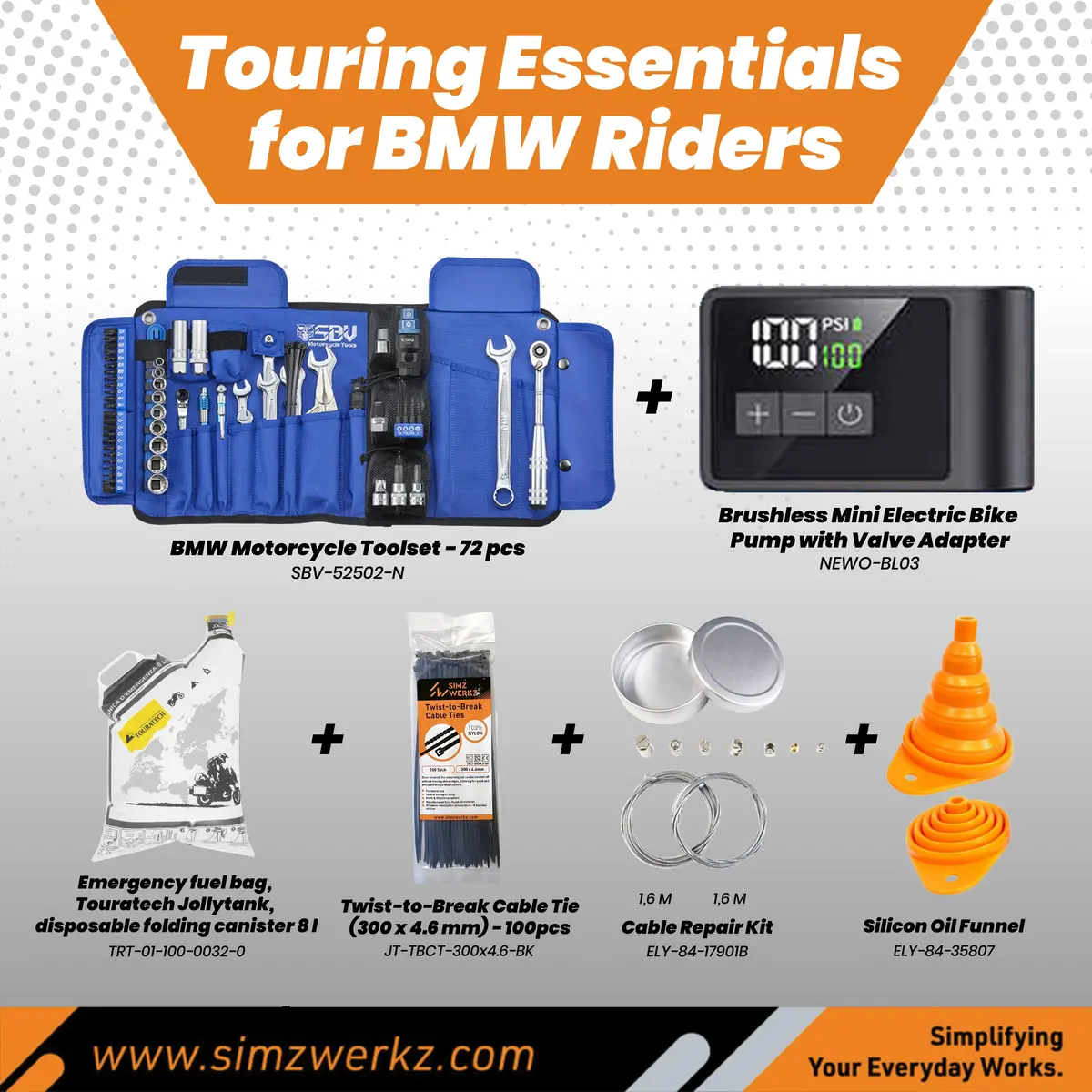 Touring Essentials For Bmw Riders Bundle 1