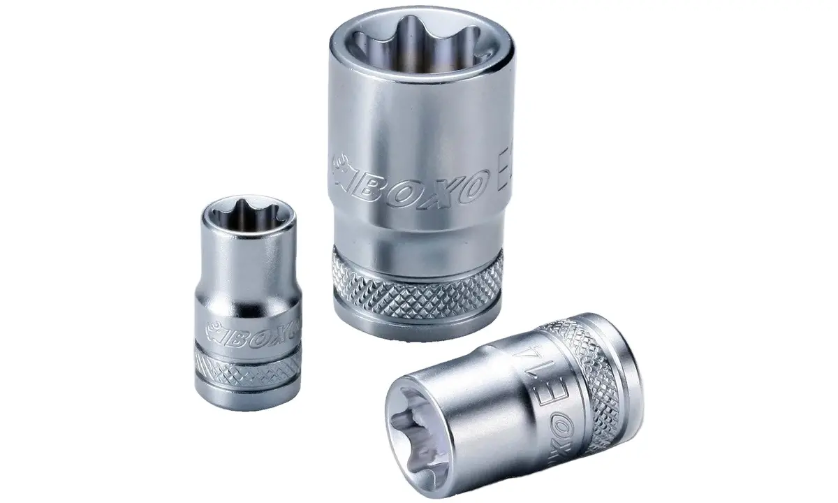 1/2" Dr. 6Pt Star Socket E10 W/ Frosty Finish 1