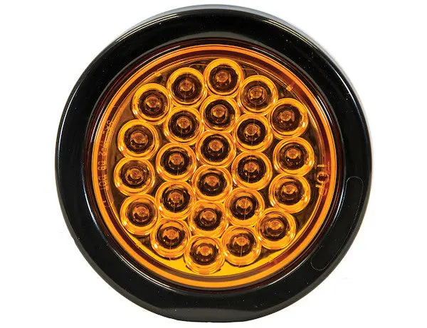 4 Inch Quad Flash Amber Round Recessed Strobe | Buyers Products Sl41ar 1
