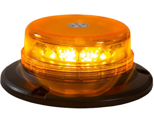 Low Profile 6 Inch By 2 Inch Led Beacon Strobe Light With Auxiliary Plug | Buyers Products Sl550alp 1