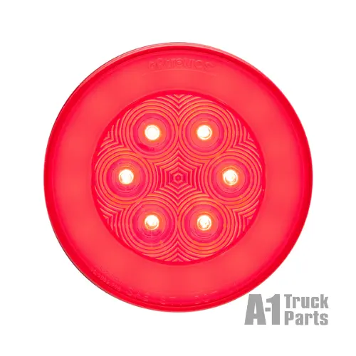 21-Led 4" Round Red Stop/Turn/Tail Light, Weathertight Connection For Grommet Mount | Optronics Stl101rmb 1