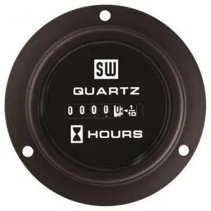 3 Screw Mount Dc Hourmeter | Sw83501 Stewart Warner 1