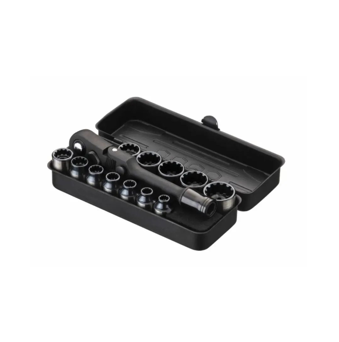 1/4" Dr. Low Profile Spline Set (13-Pc) 1