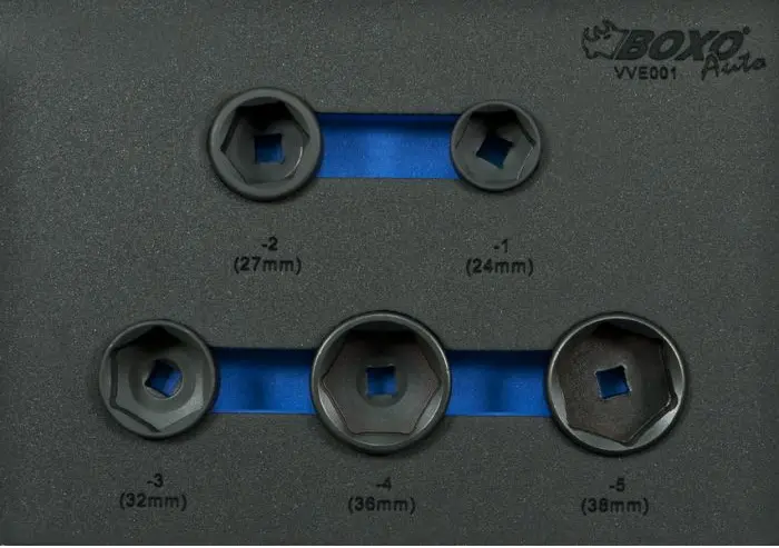 5 Pc Oil Filter Socket Set 1