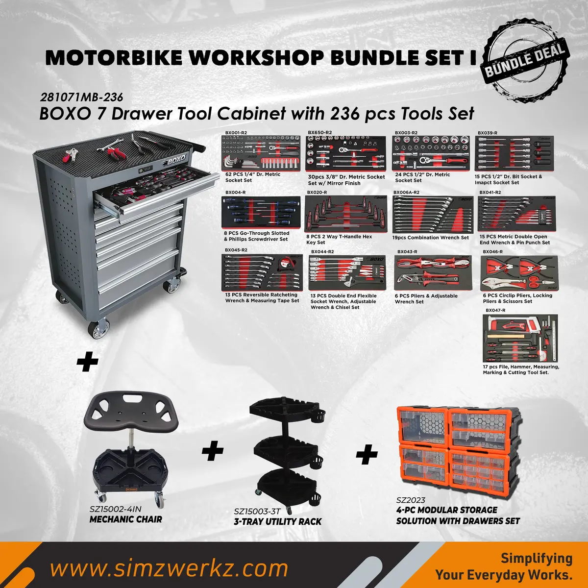 Motorbike Workshop Bundle Set I 1