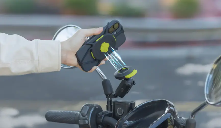 Moto Tie Connect Kit 3 - Mirror Stem Mount 2