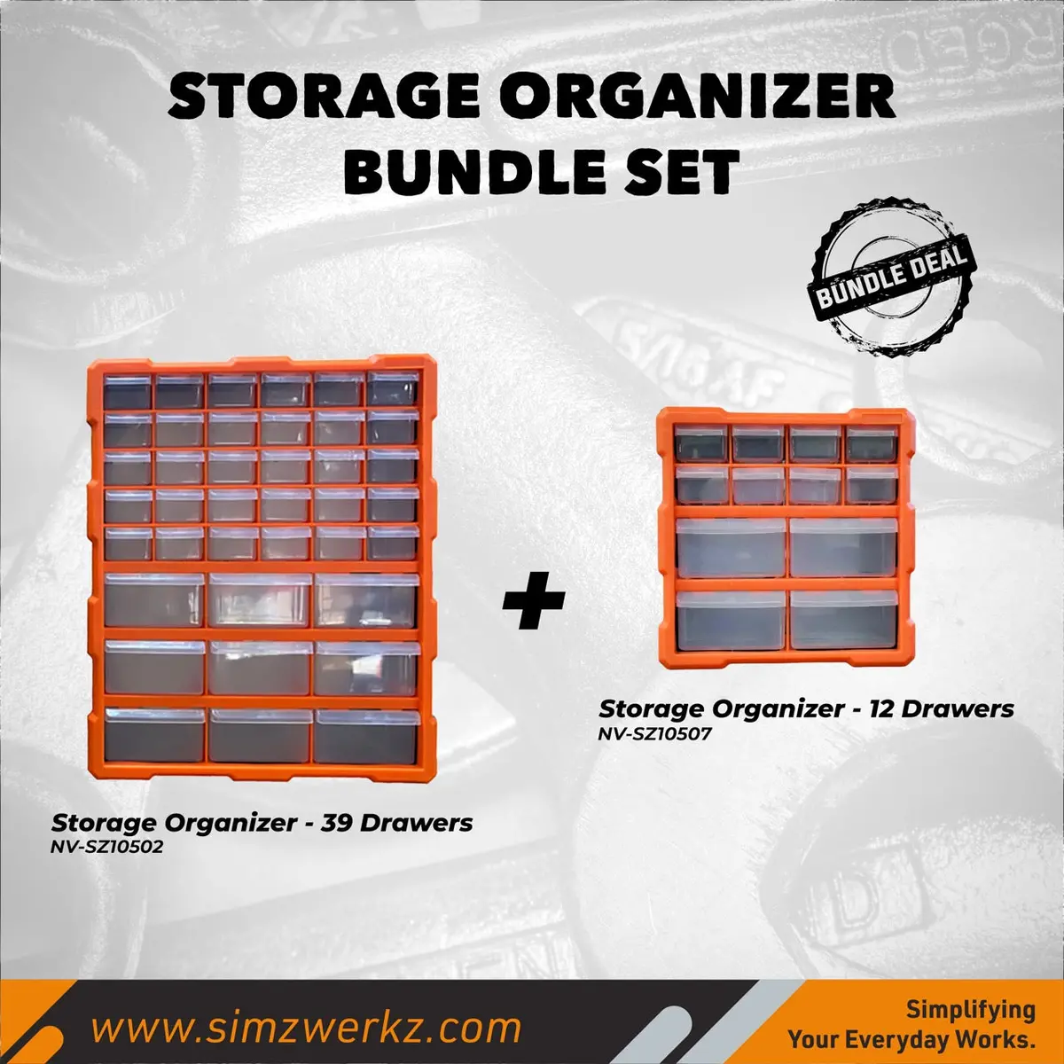 Storage Organizer Bundle Set 1
