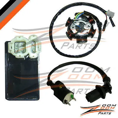 New Gy6 150 6 Pole Stator Coil Cdi Box Ignition Coil 150Cc Stock Atv Go Kart 1