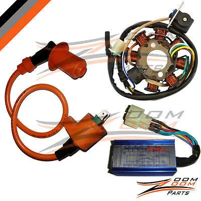New Gy6 150 Magneto Stator Coil Performance Cdi Box Ignition Coil 150Cc Go Kart 1