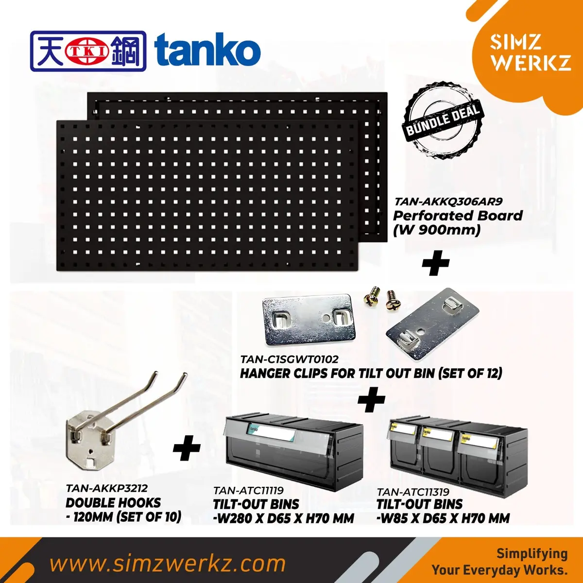 Tanko Wall Organisation Bundle For Power Tools 1