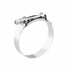 Stainless Steel T-Bolt Clamp With Floating Bridge, 1-7/16" | Tb 125 Breeze 1