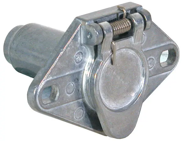 Truck Side 6-Way Die Cast Zinc Trailer Connector | Buyers Products Tc1006 1