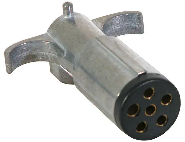 6-Way Die-Cast Metal Trailer Connector - Trailer Side | Buyers Products Tc2006 1
